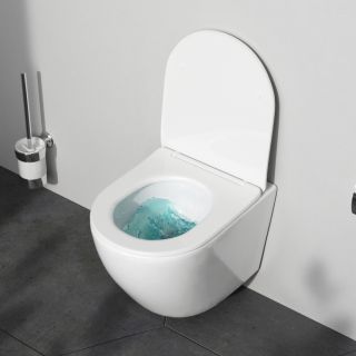 Унитаз подвесной AM.PM Like C801900SC  безободковый с сиденьем микролифт